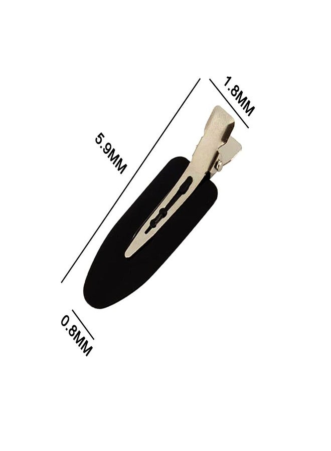 LUOTIVON 6 Pieces No Bend Hair Clips, No Crease Hair Clip for Hairstyling, Makeup Clips for Women and Girls Christmas Gifts (Black) - Image 3